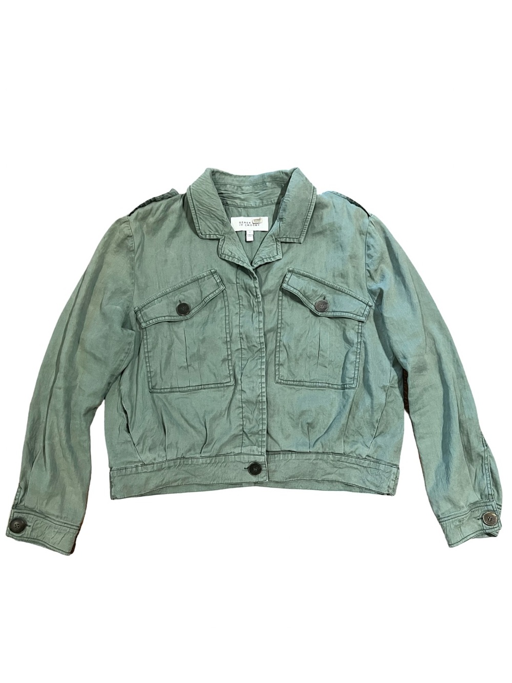 Derek Lam 10 Crosby Sage Green Field Utility Jacket